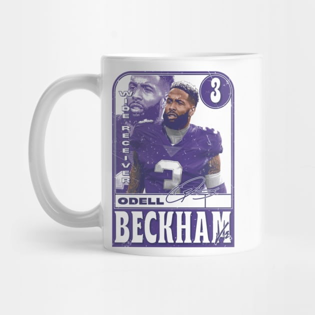 Odell Beckham Jr. Baltimore Card by ClarityMacaws